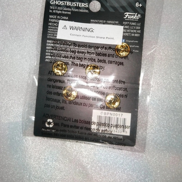 Funko Pin Ghostbuster Slimer Stay puff Marshmellow set New - Picture 2 of 2